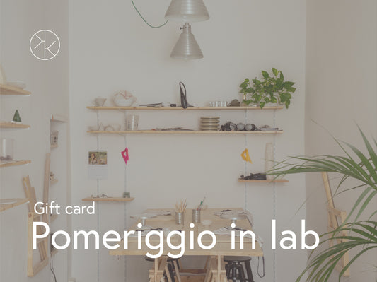Gift card - pomeriggio in lab